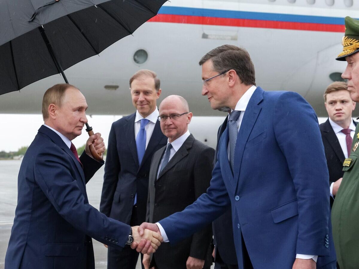    Прибытие Путина в Саров© Пул