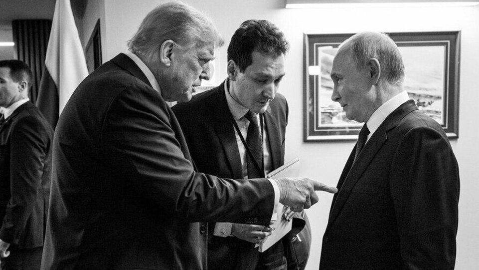     Снимок со встречи на Аляске, который опубликовал Дональд Трамп / Соцсети