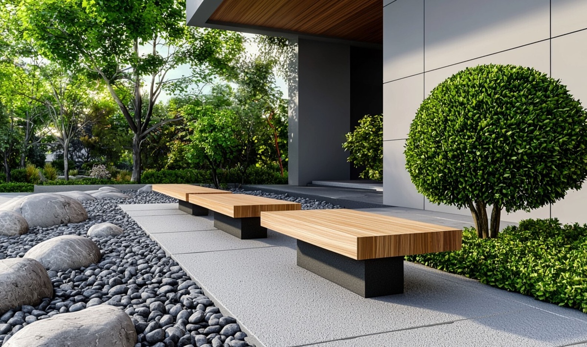 Ландшафтный дизайн в стиле хай-тек