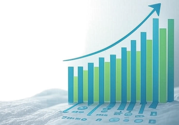 График роста уровня энергии после внедрения здоровых привычек и ритуалов