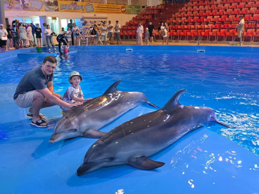    С сыном Матвеем