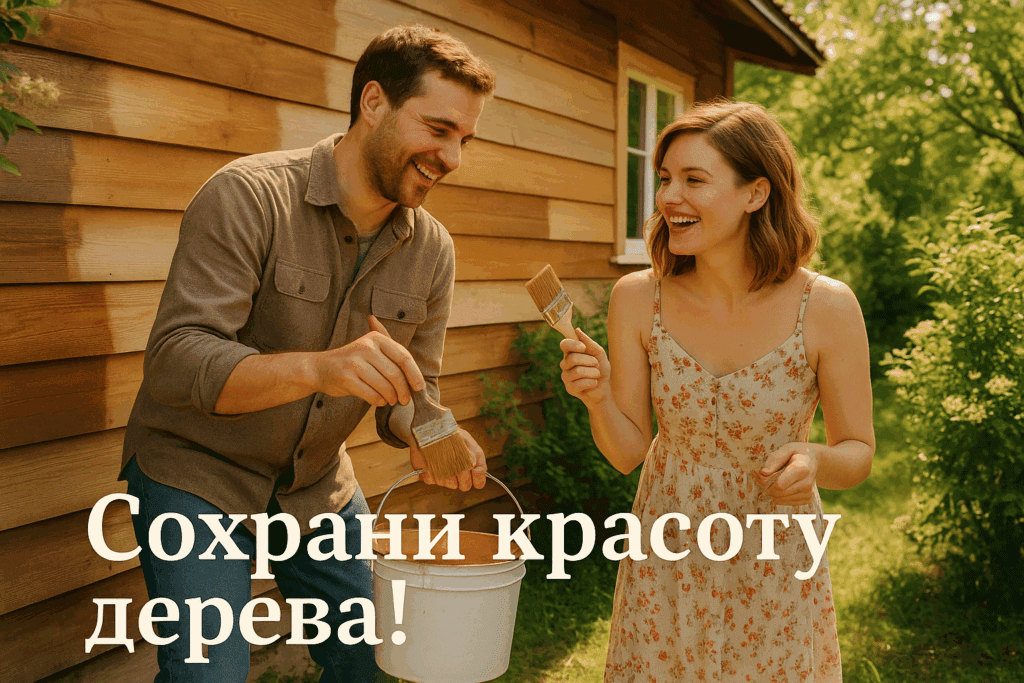    Щадящая покраска дерева: сохраняем структуру и рисунок genadich