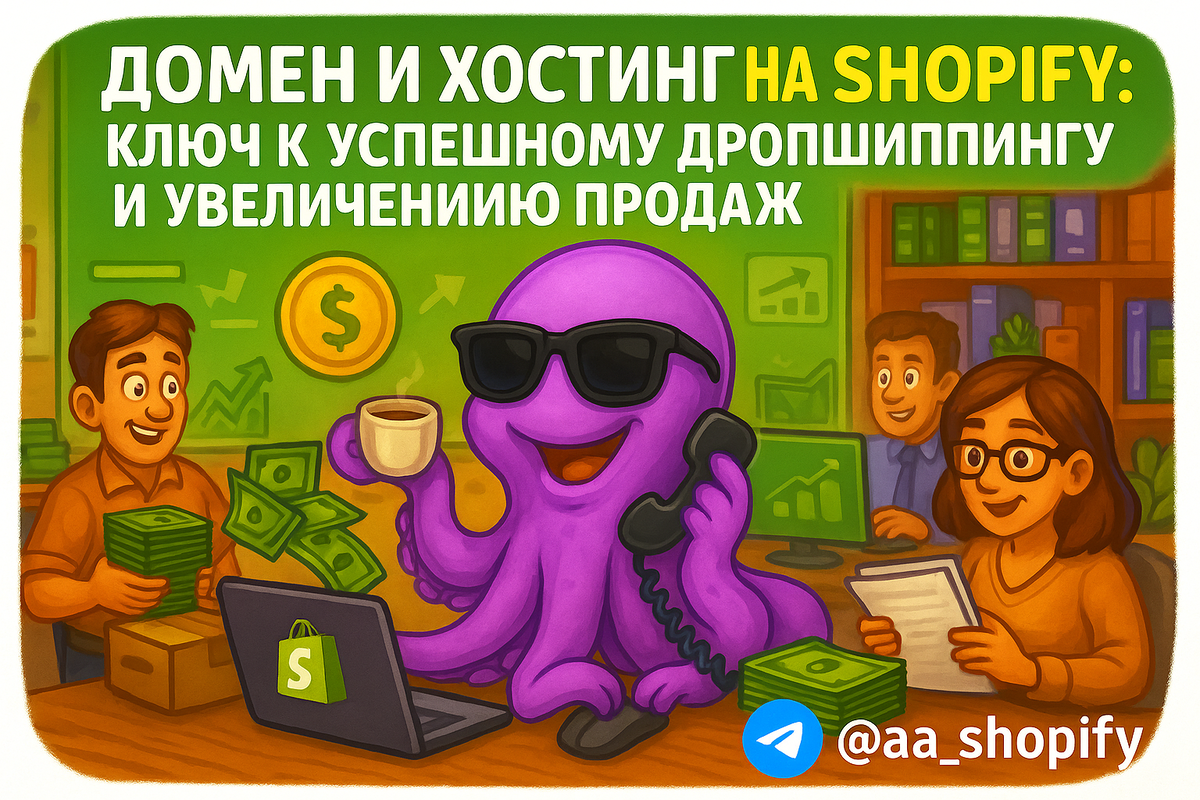    Домен и хостинг на Shopify: ключ к успешному дропшиппингу и увеличению продаж aa_ecom
