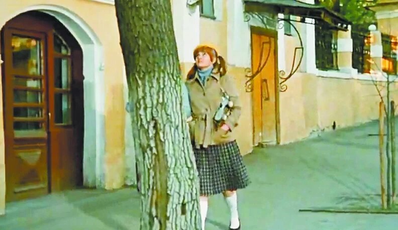 Кадр из фильма «Карнавал». Калуга, ул. Ленина.