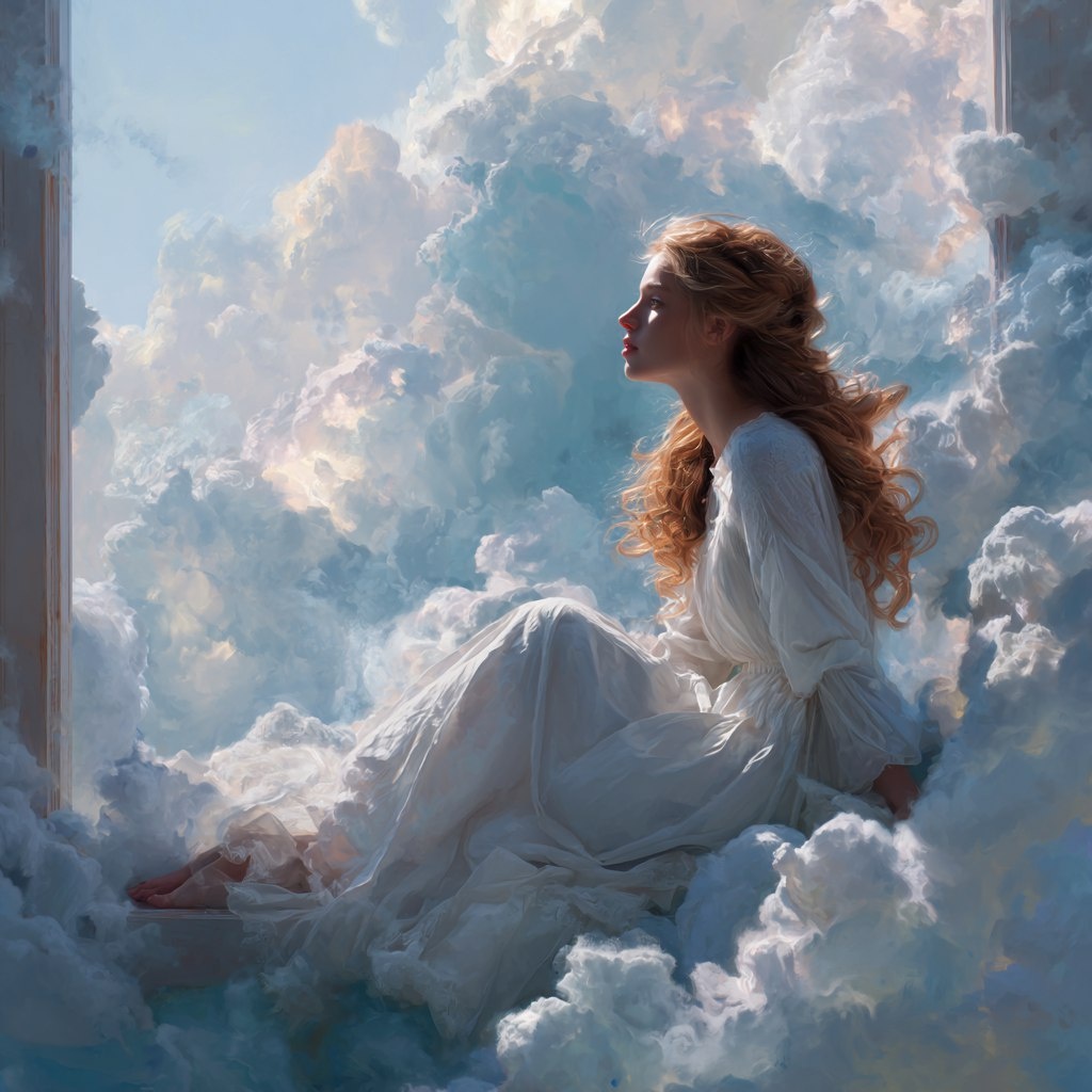 Я пыталась все объединить. Моя иллюстрация с помощью нейросетей