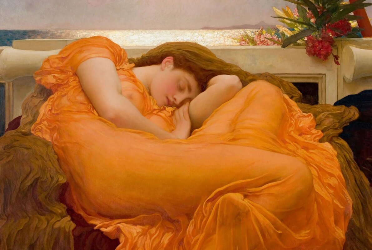 Фредерик Лейтон, "Пылающий июнь"