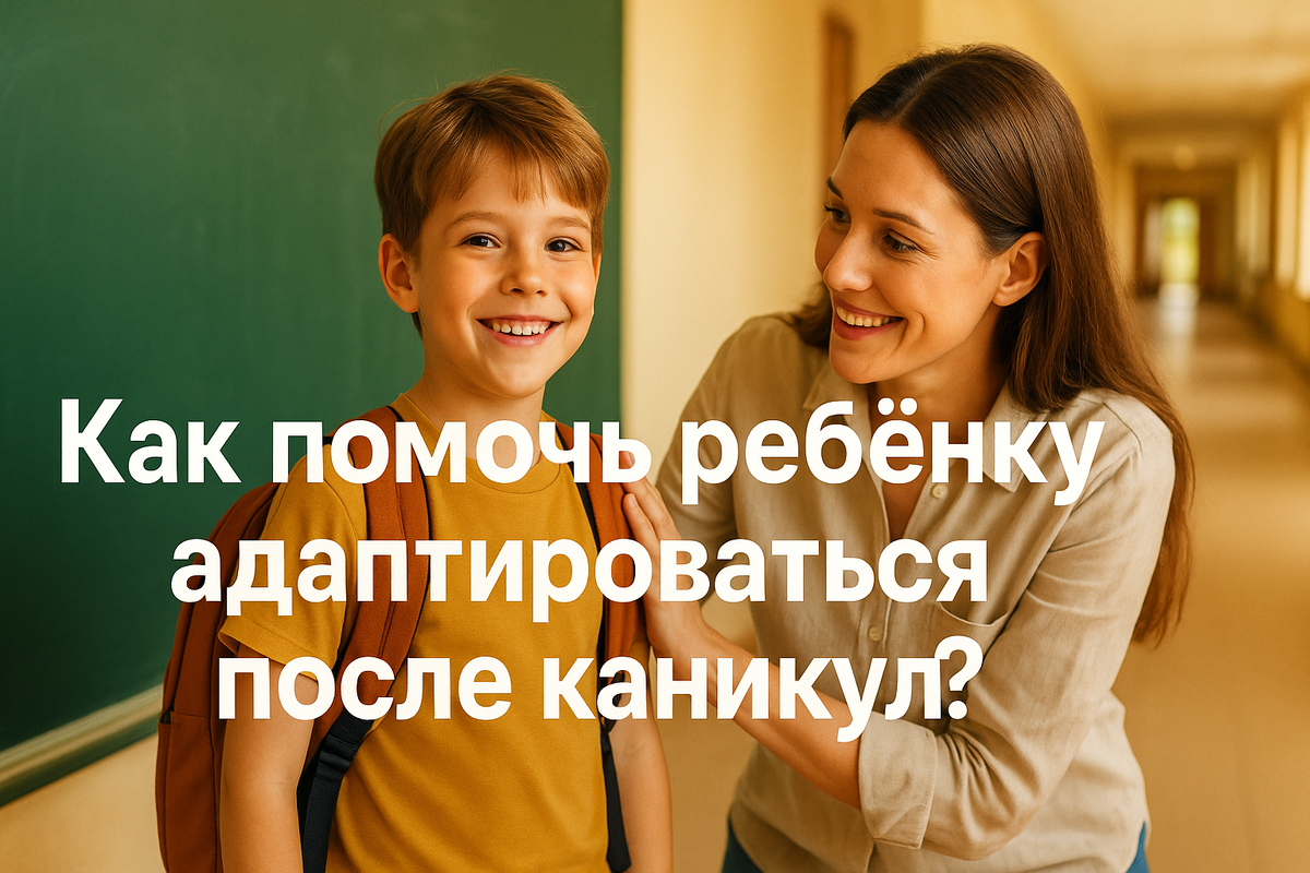 Как помочь ребёнку адаптироваться после каникул?