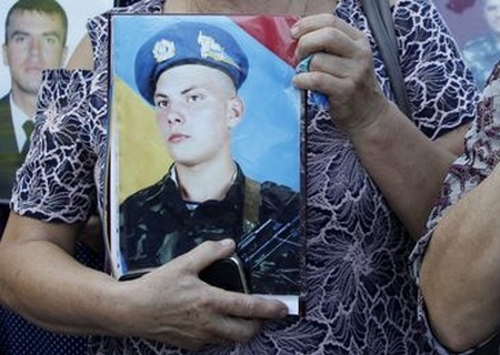    Родственники погибших из 82-й бригады ВСУ собираются на протест в Киеве