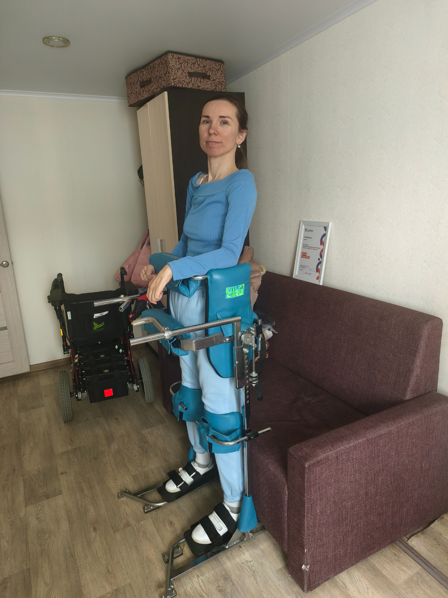 Стою в вертикализаторе