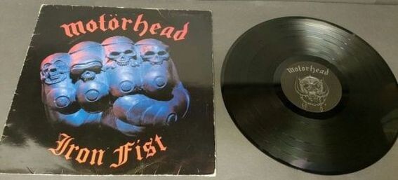 Motorhead "Iron Fist", 1982 г., английский виниловый выпуск