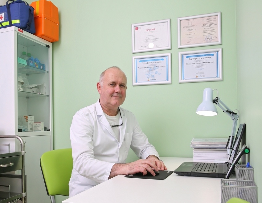 Емельянов Алексей Николаевич. Специалист инфузионной терапии (IVF терапии), врач-терапевт клиники IVlab/