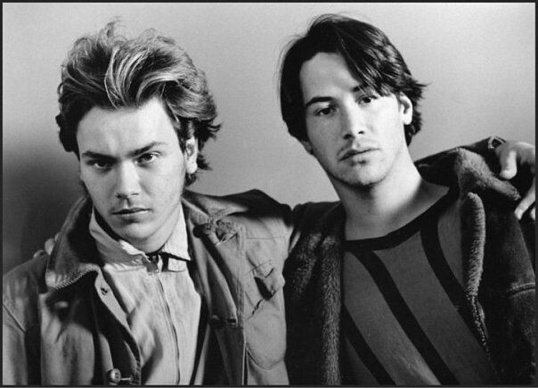 Киану Ривз и Ривер Феникс