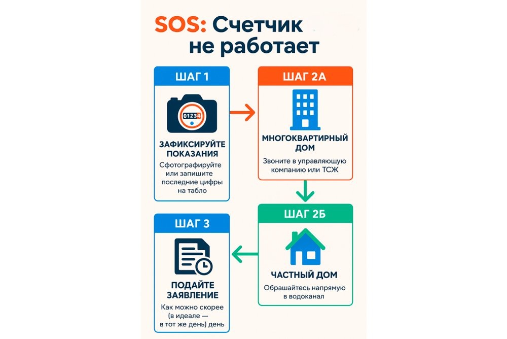    Куда обращаться если счетчик воды не работает Фото: @ Фото: Соцсети