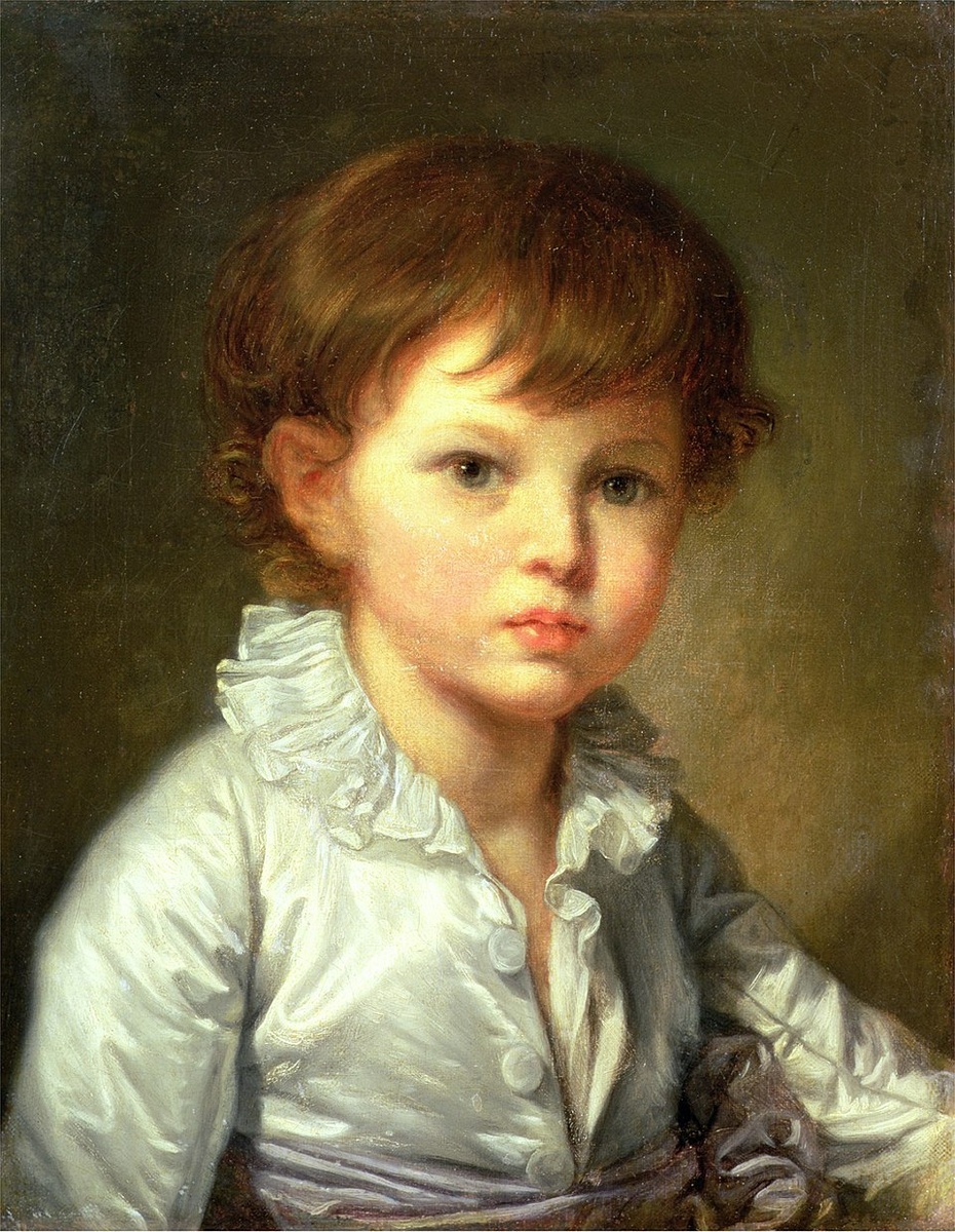Портрет графа Павла Строганова в детстве, 1778 Государственный Эрмитаж 