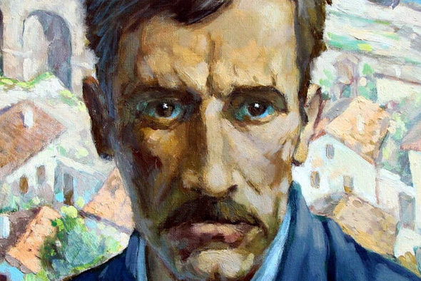     Портрет Александра Грина. Художник Владимир Адеев