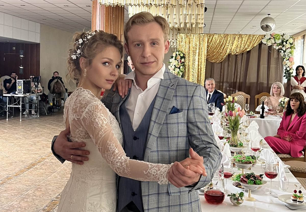 Кадр съёмок сериала «Дар. Шрамы любви»