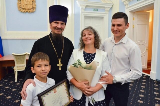    В день вручения награды. Фото: Из личного архивa/ Андрей Решитов