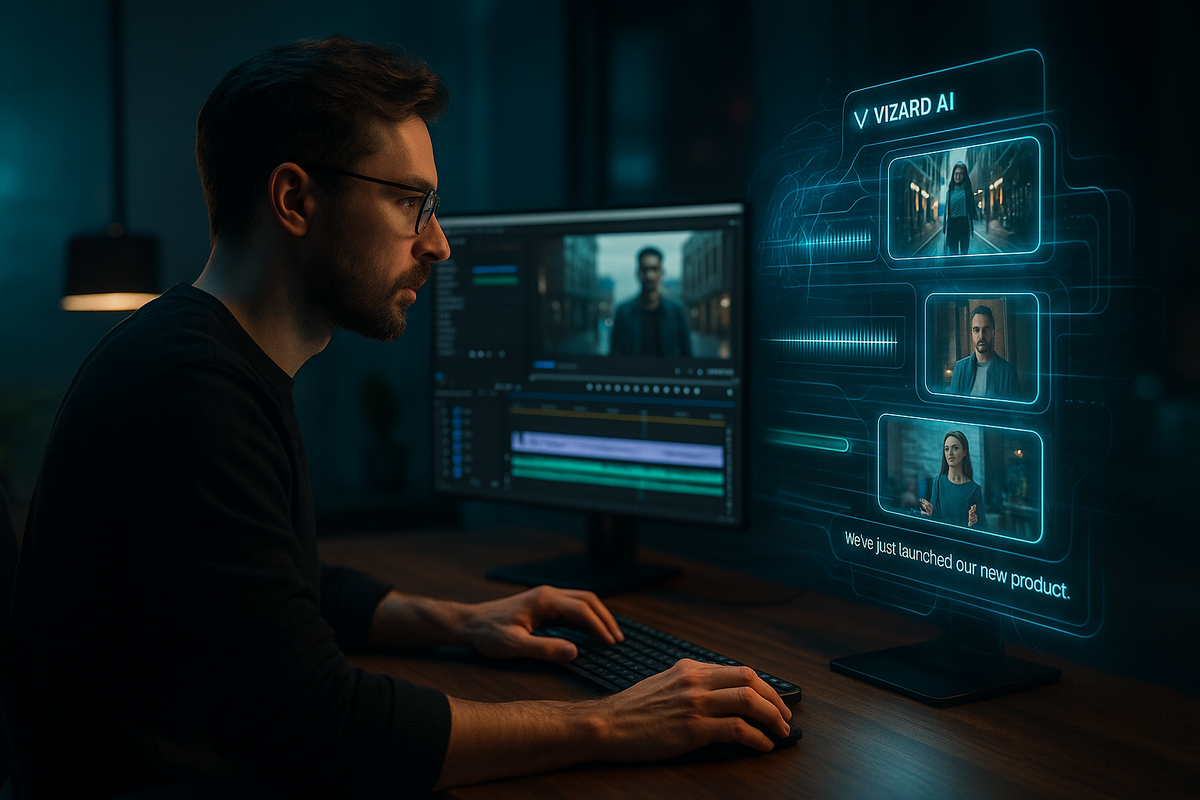 Vizard AI превращает длинные видео в короткие клипы для TikTok, YouTube Shorts и Reels за считанные минуты. Умные алгоритмы помогают автоматически монтировать, добавлять субтитры и оптимизировать ролики для максимального охвата.