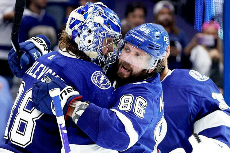    Никита Кучеров и Андрей Василевский / фото: Larry MacDougal, globallookpress.com