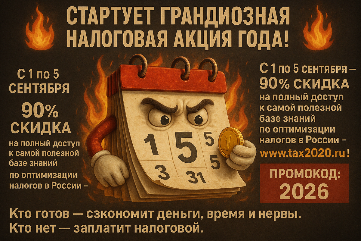 Стартует грандиозная налоговая акция года! 