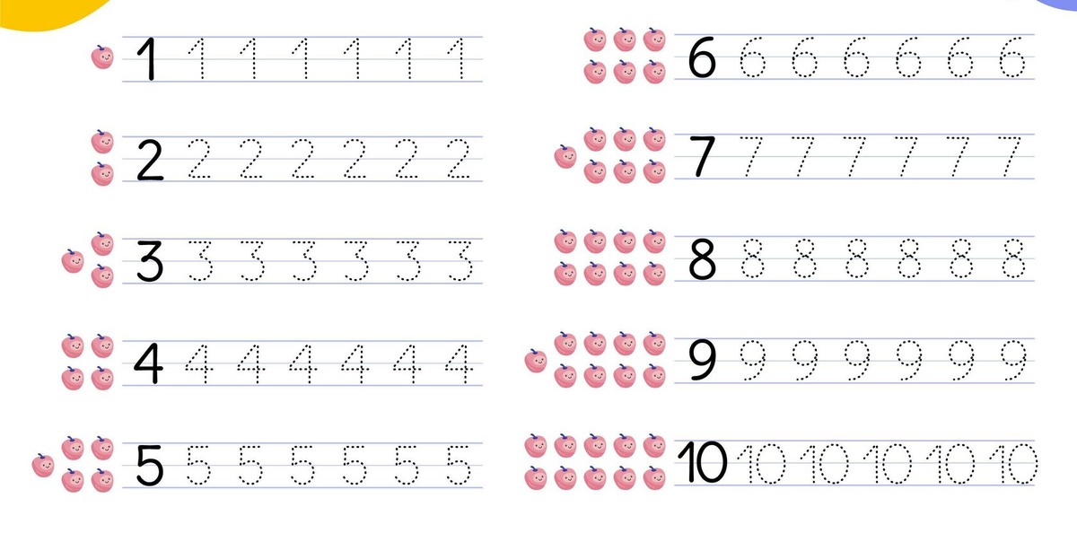 Прописи цифр