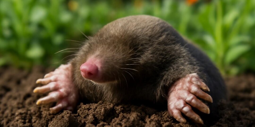 Кроты не портят растения, а помогают защищать их от вредителей, сообщают эксперты