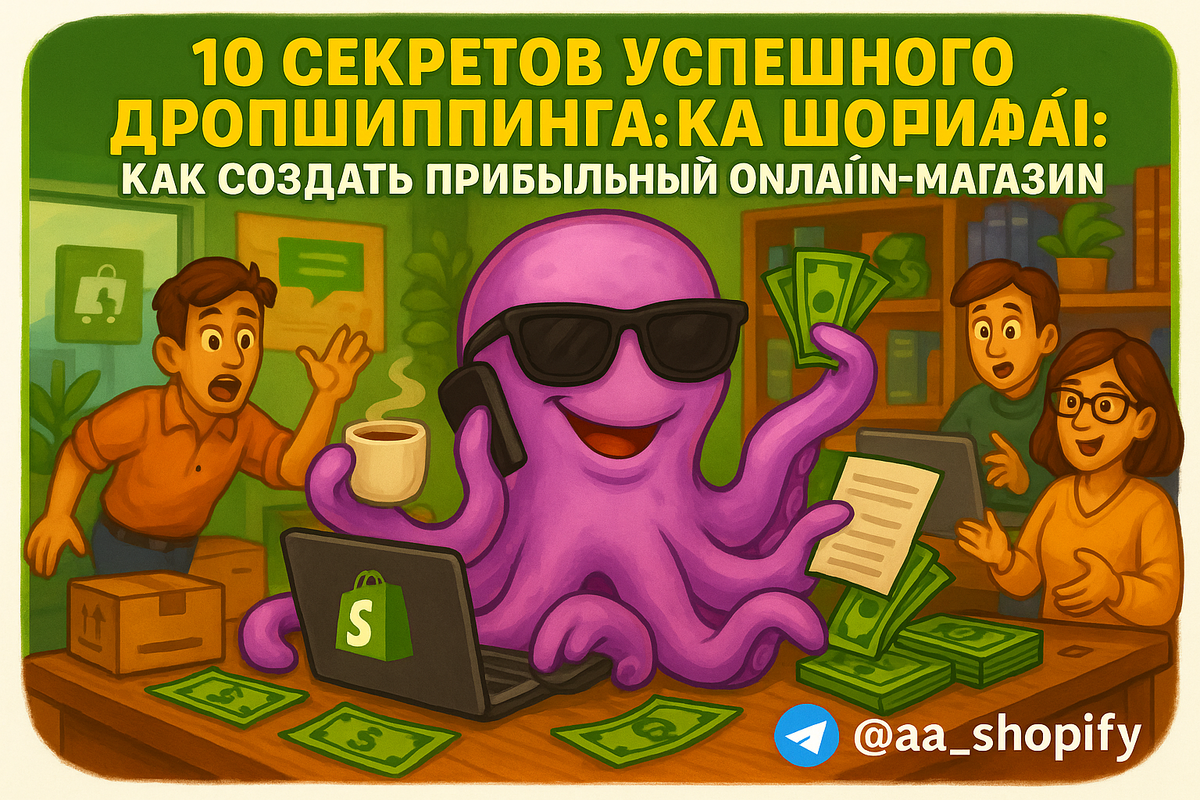    10 секретов успешного дропшиппинга на Шопифай: как создать прибыльный онлайн-магазин aa_ecom