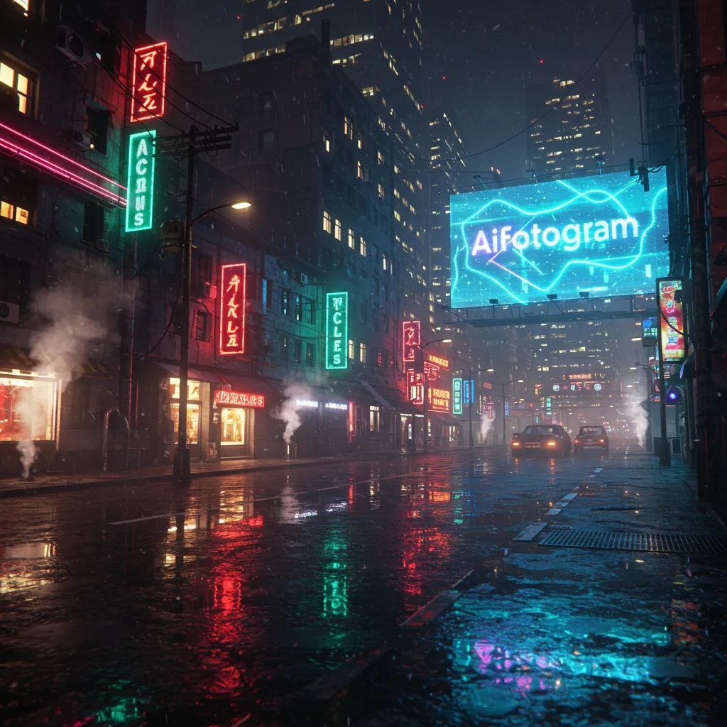 Надпись "AICRUS" и "AlFotogram" на этом изображении — пример того, как нейросети интерпретируют брендинг и локацию. Всегда уточняйте такие детали!