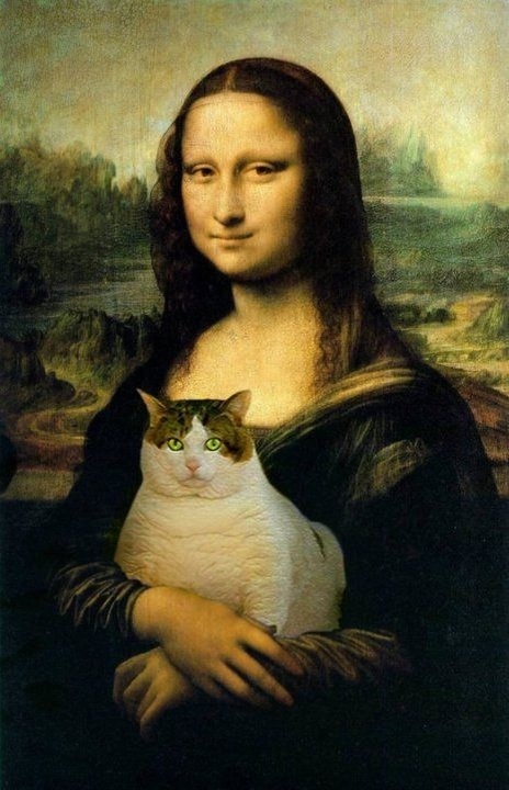 Леонардо Да Винчи, но улученный котом