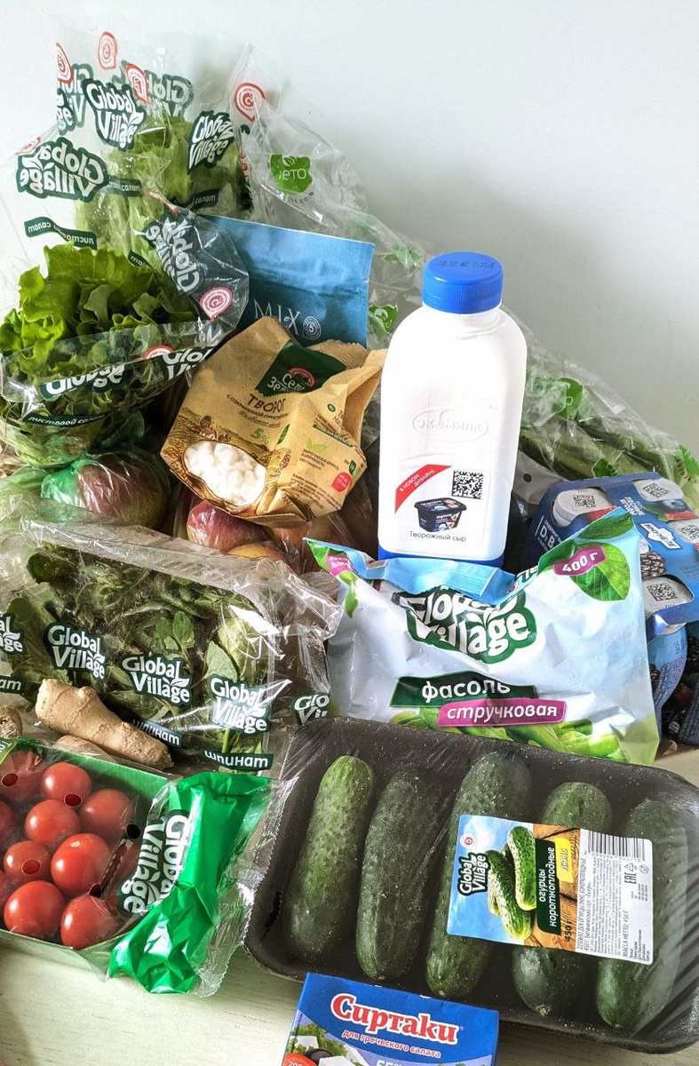 Заказнные продукты. Фото сздесь и далее: дзен-канал История одного ремонта