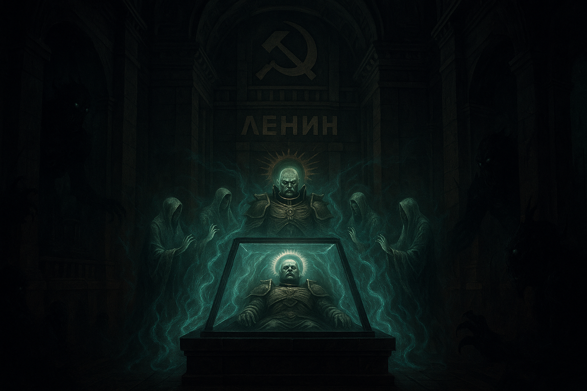 Экстрасенсы питают астральный щит Спящего Императора Человечества, отражая атаки врагов народа и поддерживая порядок мира.