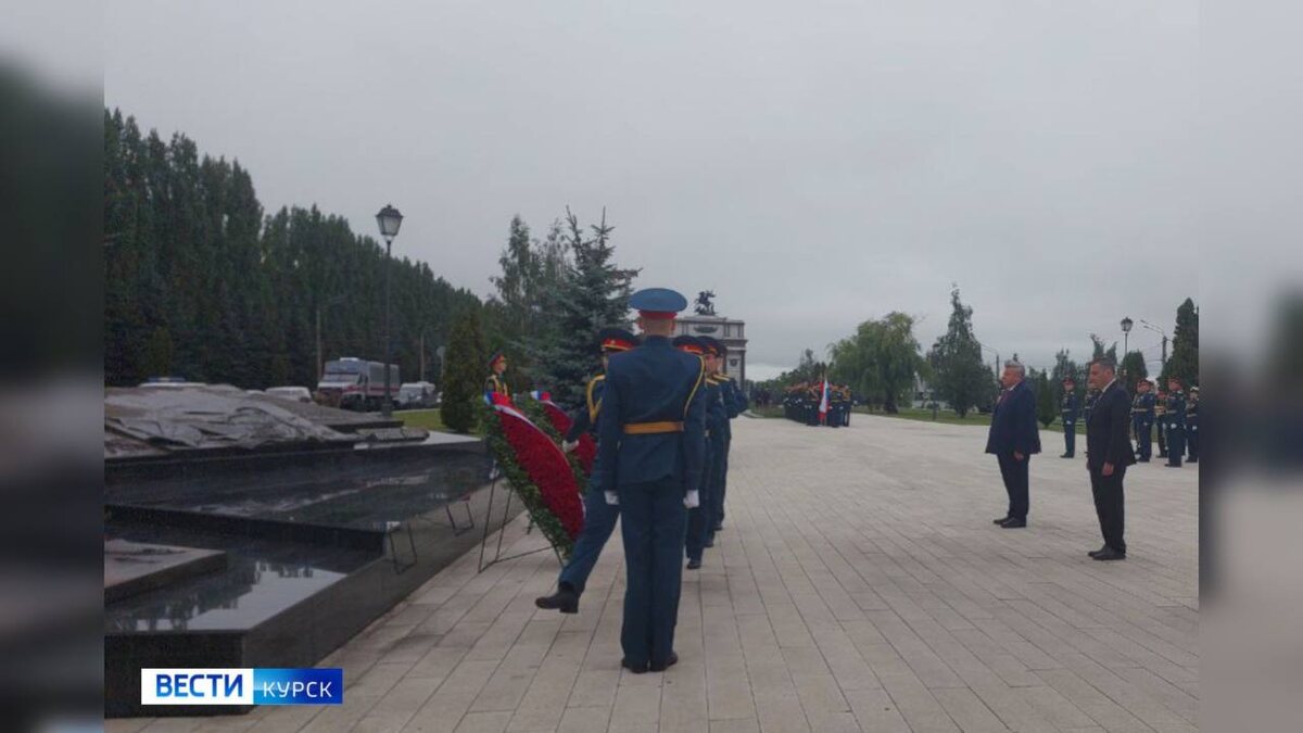    Сегодня почтили память погибших в Курской битве