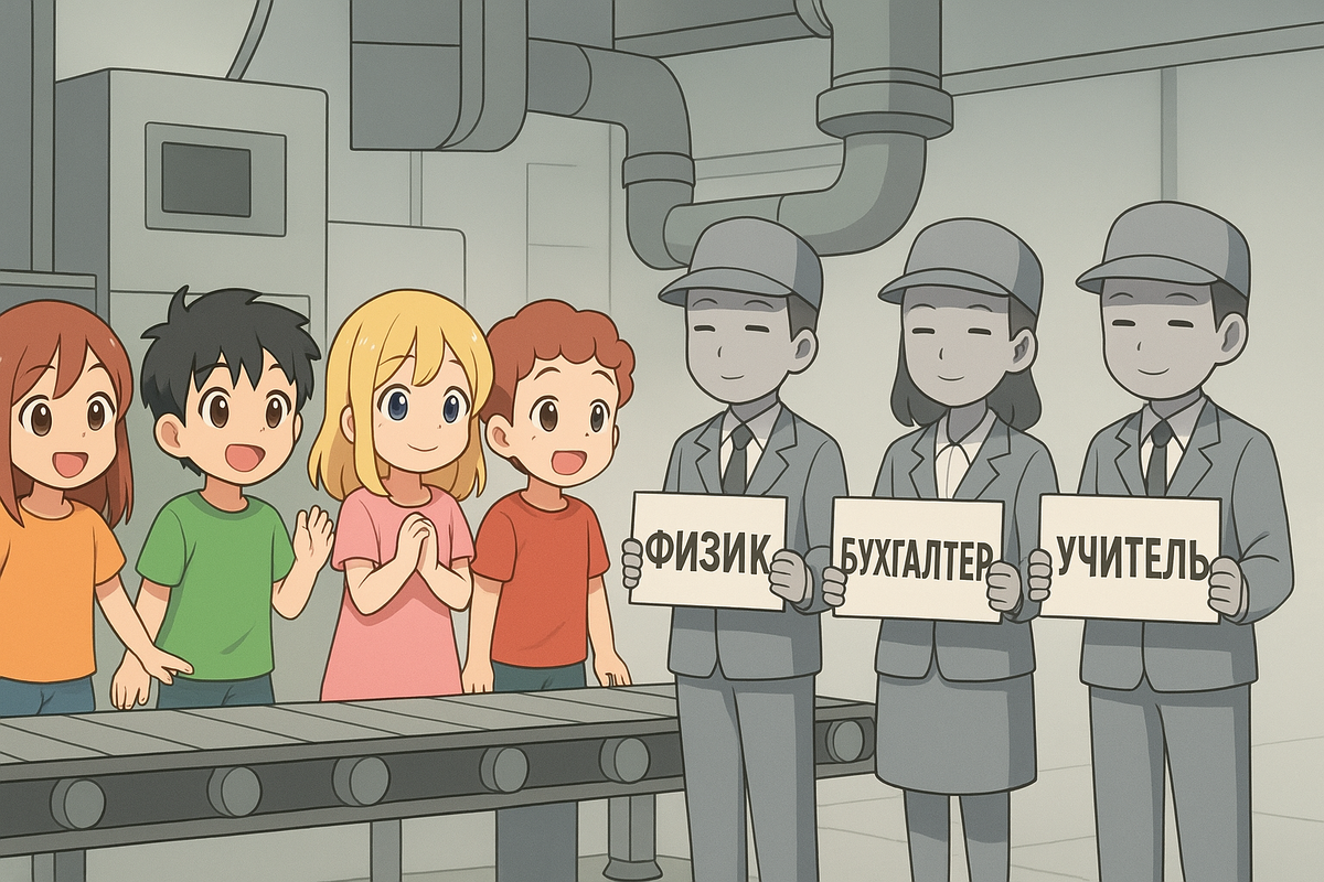 Человеческий конвейер профессий