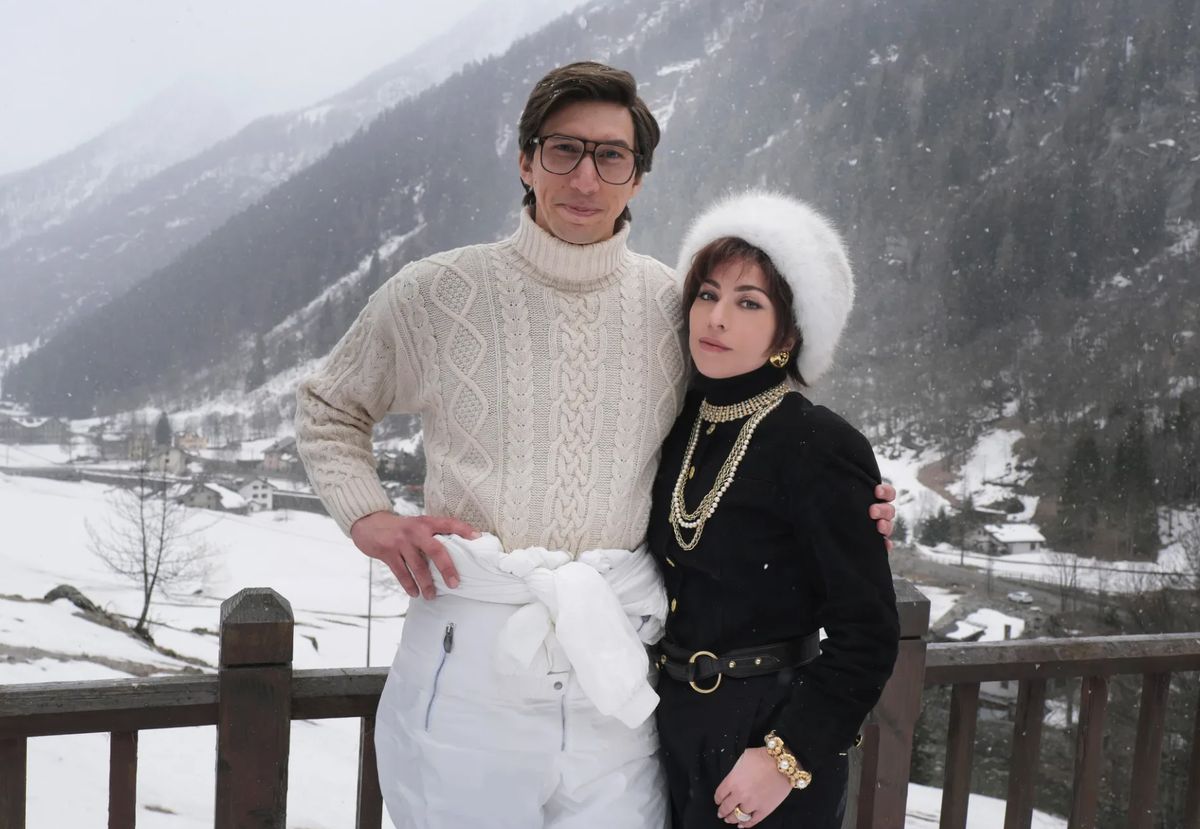 Дом Gucci, фильм 2021 г - Леди Гага и Адам Драйвер