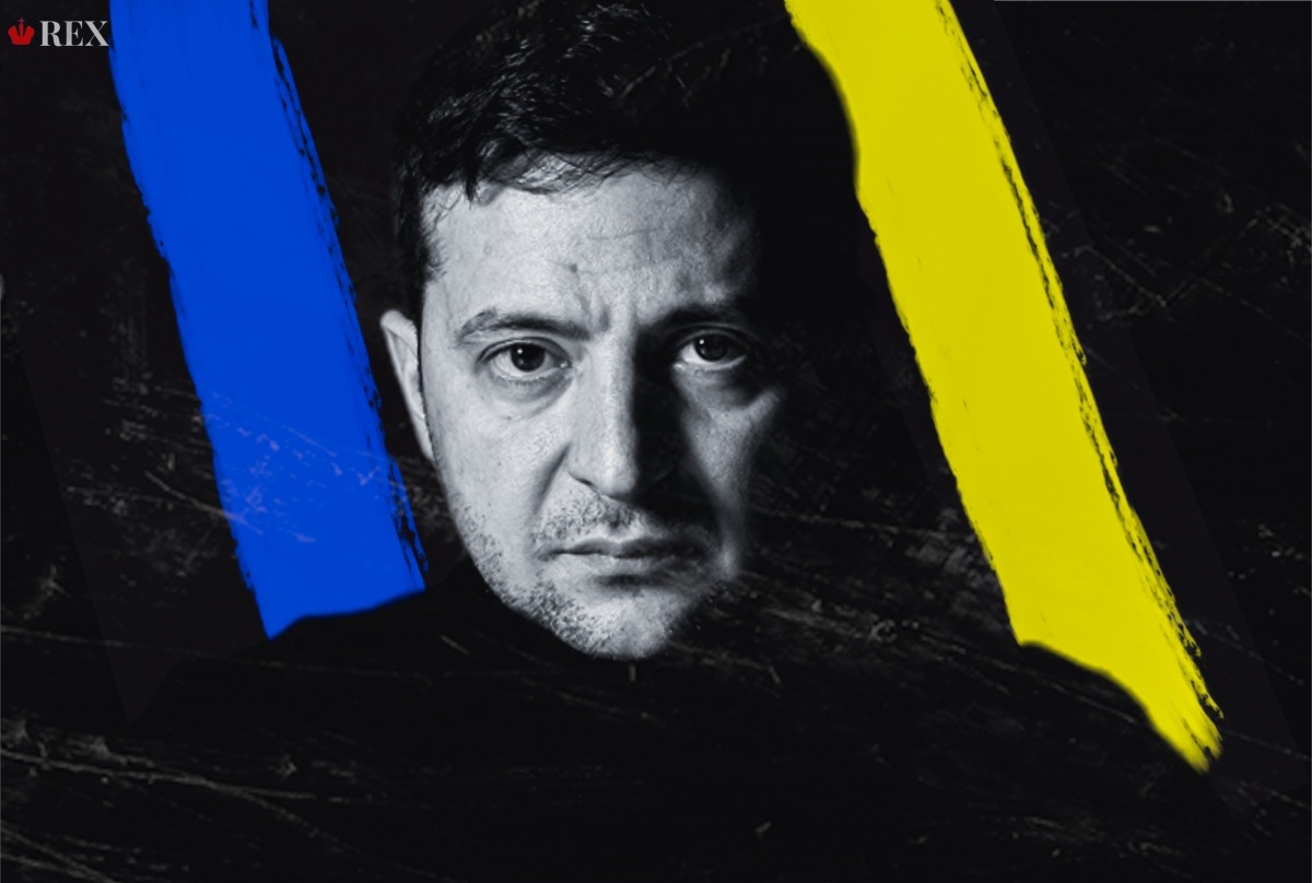    Зеленский. Украина. Иллюстрация: REX