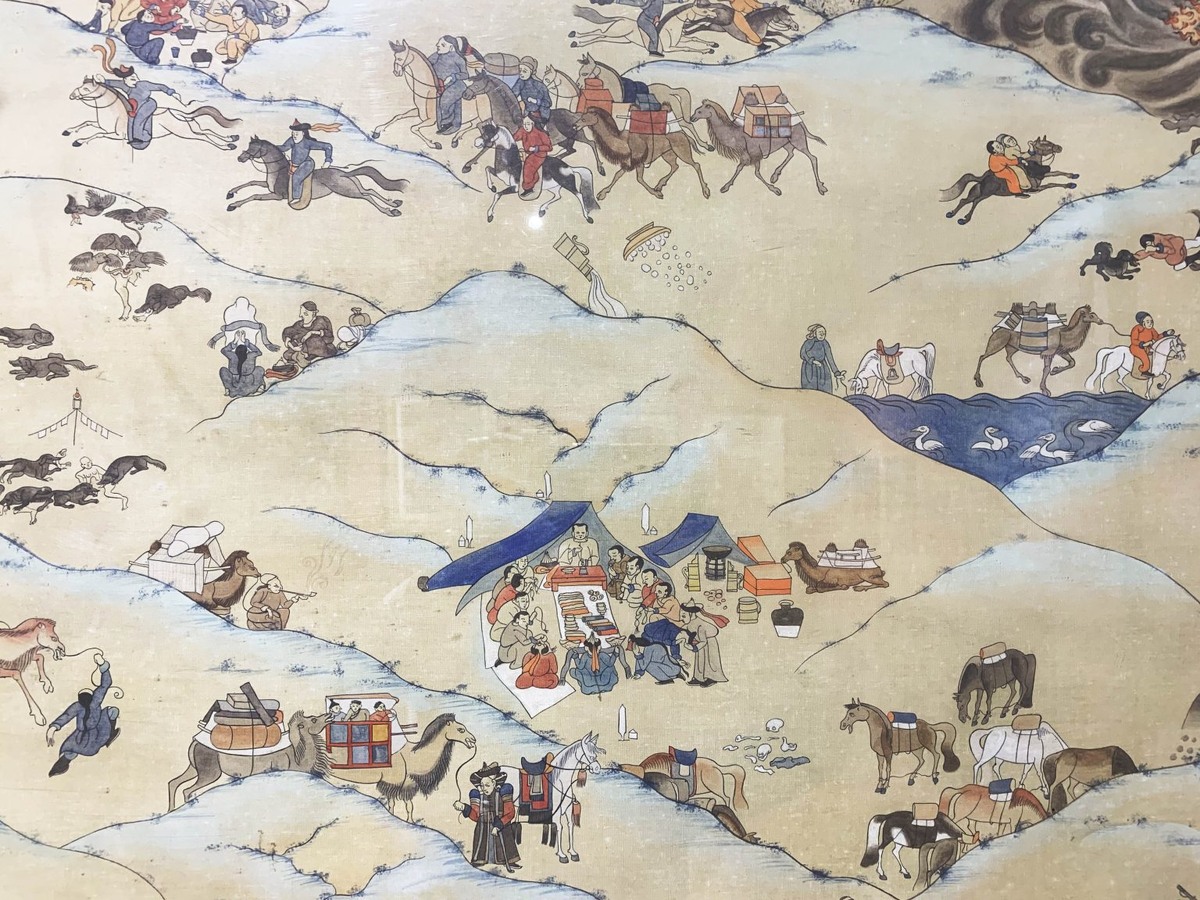 Погребальный ритуал ламы. Центральная деталь «Одного дня в Монголии».