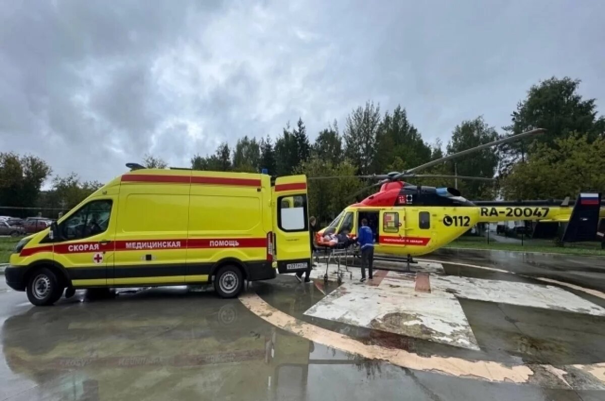    Ярославца, пострадавшего в ДТП под Иваново, эвакуировали на вертолете