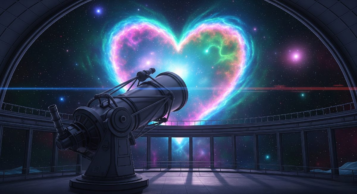 Как космические циклы могут влиять на наши романтические отношения. Risha Lozo. Ai-генерация.