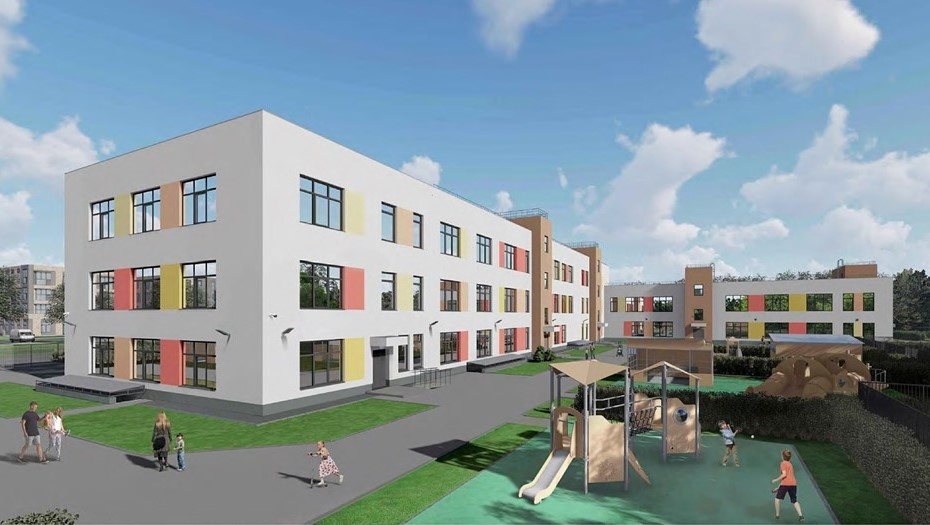    Проект будущей начальной школы и детского сада на Кривоносовской улице в Зеленогорске. Автор фото: КГА