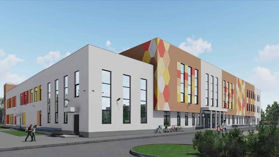    Проект будущей начальной школы и детского сада на Кривоносовской улице в Зеленогорске. Автор фото: КГА