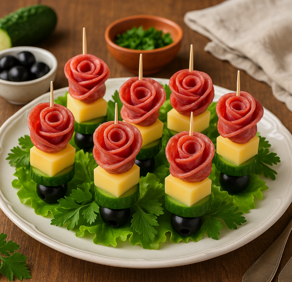 Колбасные розочки рецепты от Дарики