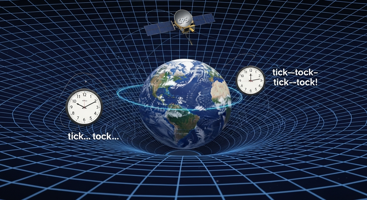 Без поправок на теорию относительности Эйнштейна GPS-навигаторы ошибались бы на 10 км в день.