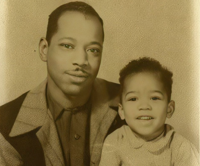 Джими с папой Элом