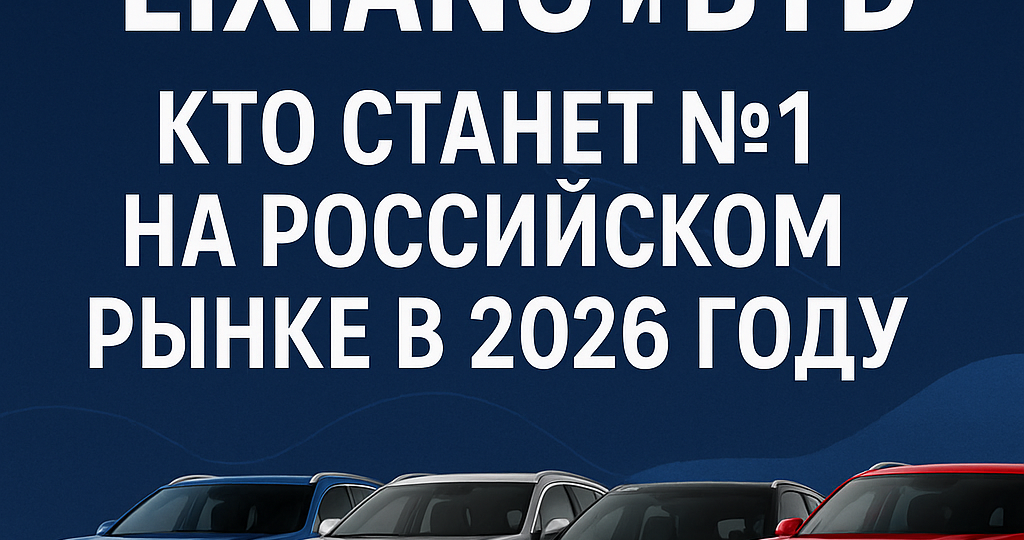 Geely, Chery, Lixiang и BYD: кто станет №1 на российском рынке в 2026 году