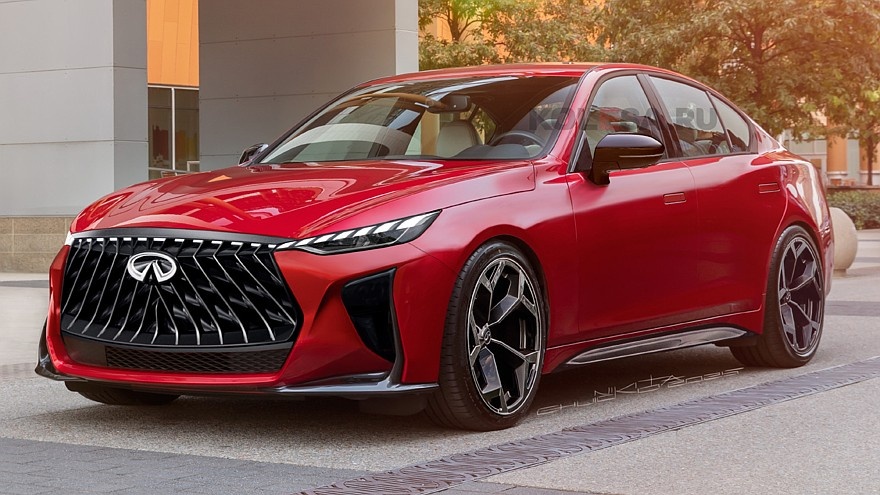    Рендер нового Infiniti Q50