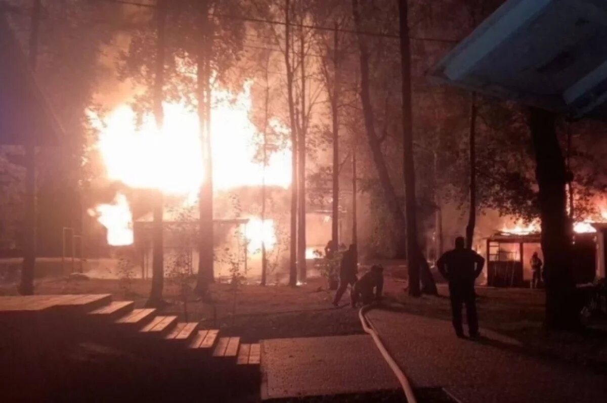    База отдыха сгорела под Самарой