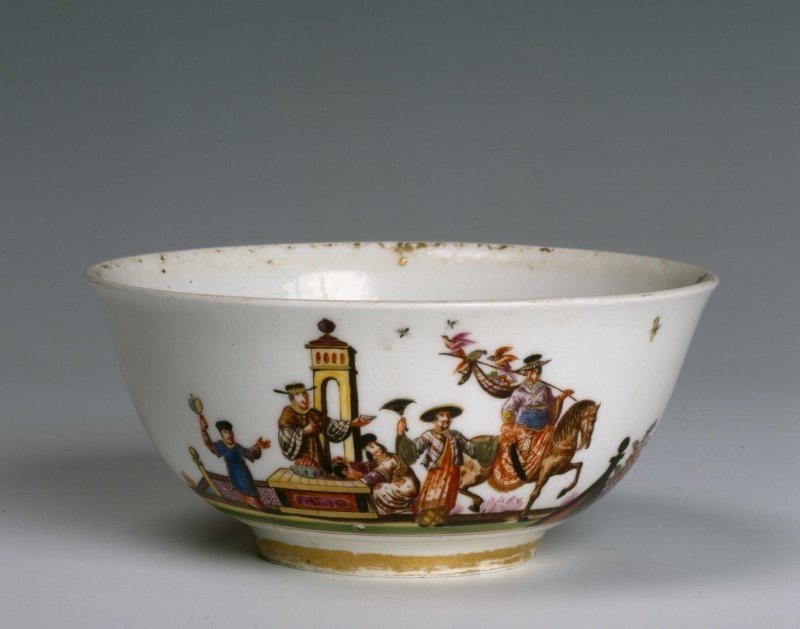 ПОЛОСКАТЕЛЬНИЦА, Мейсен. XVIII-й век, Эрмитаж.