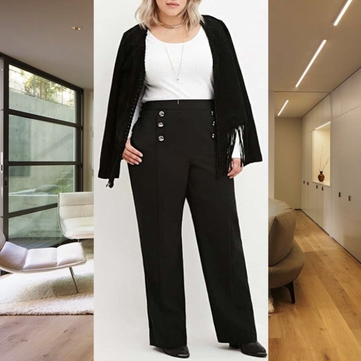 Брюки для полных женщин