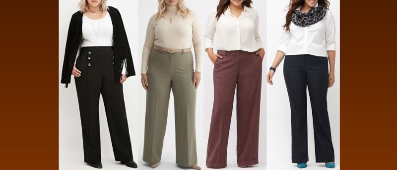 Брюки для полных женщин