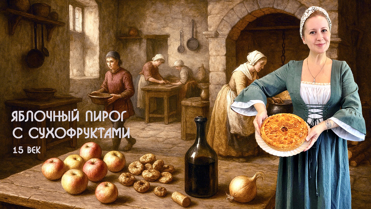Максимально необычный и невероятно вкусный средневековый пирог